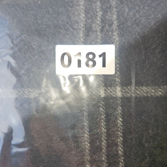 Phenix Cashmere NWT Black & White Plaid Scarf with Fringes Great Christmas Gift - Picture 4 of 4